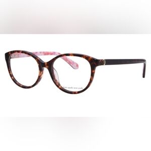 Kate Spade Tortoise Shell Glasses with Pink Accents